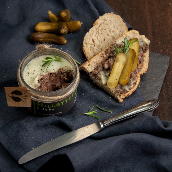 Rillettes z dzika