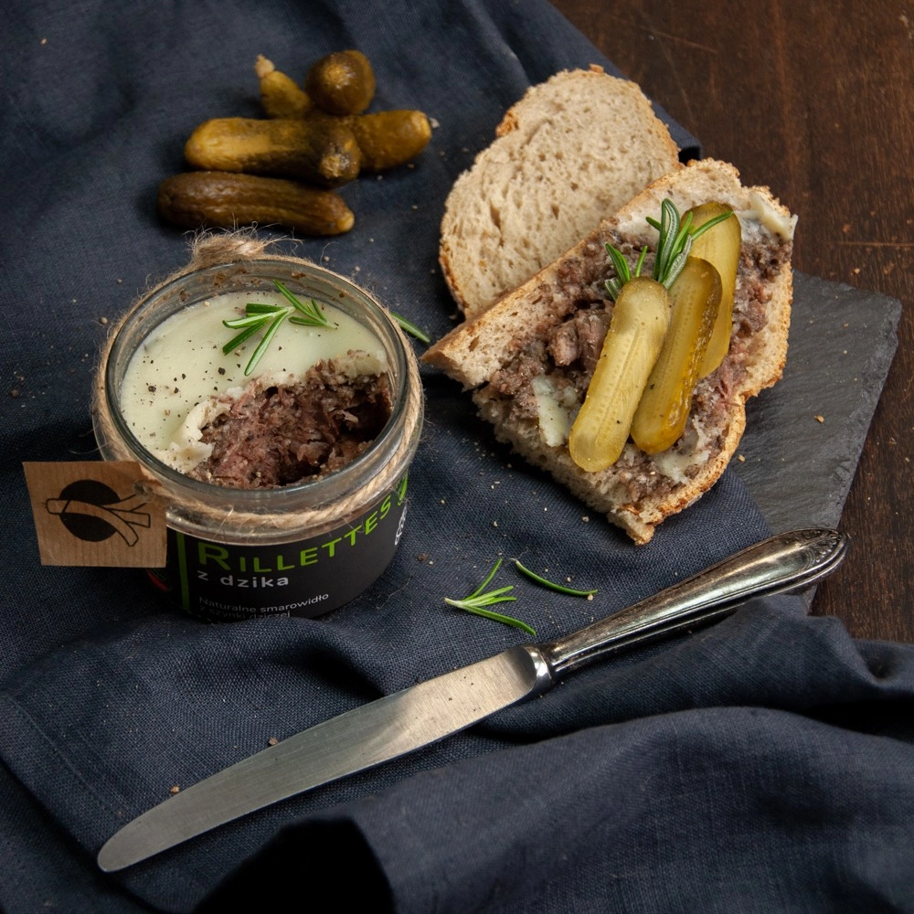 Rillettes z dzika