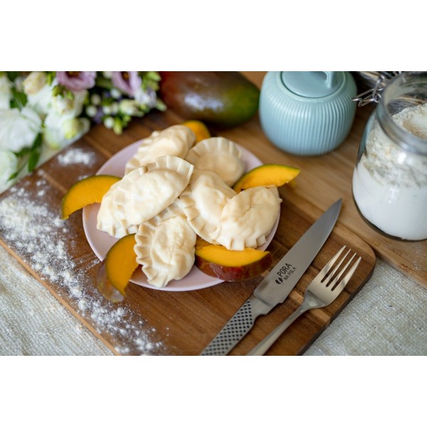 Pierogi z serem i mango